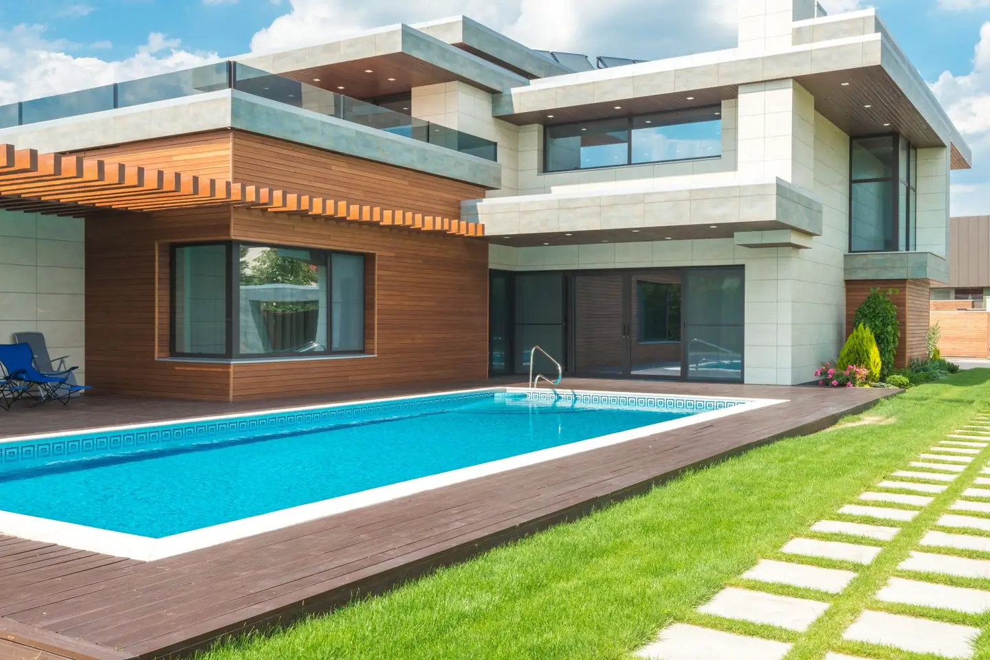 Swimming pool built in Lynwood, NSW